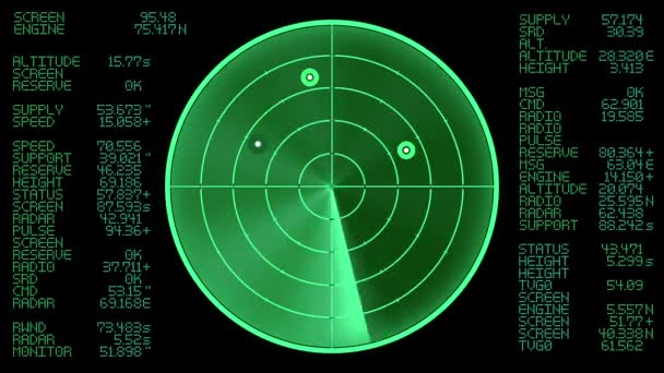 Écran radar (boucle transparente )