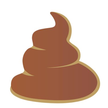 Dışkı, vektör çizimi. Hayvanlarının arkasını temizle..