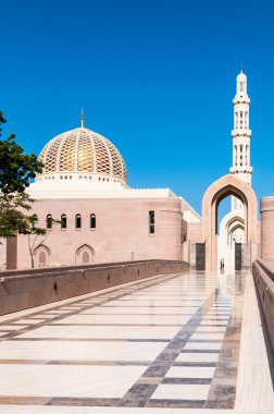 Erkekler Sultan Qaboos Camii, Muscat, Umman için ana giriş