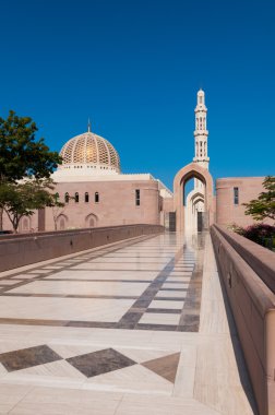 Erkekler Sultan Qaboos Camii, Muscat, Umman için ana giriş