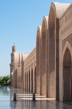 Sultan Qaboos Mosque, Muscat, Oman clipart