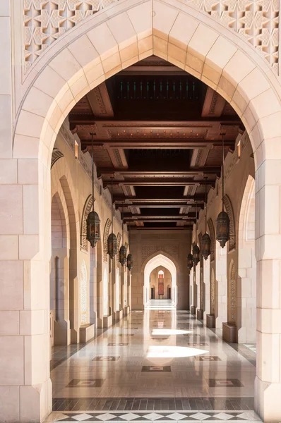 Sultão Qaboos Mesquita, Mascate, Omã — Fotografia de Stock