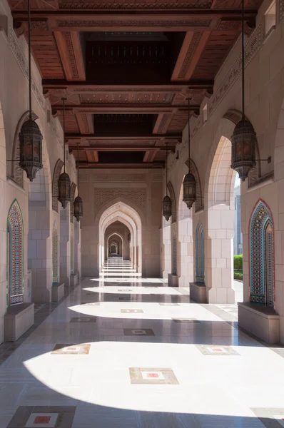 Sultano Qaboos Moschea, Moscato, Oman — Foto Stock