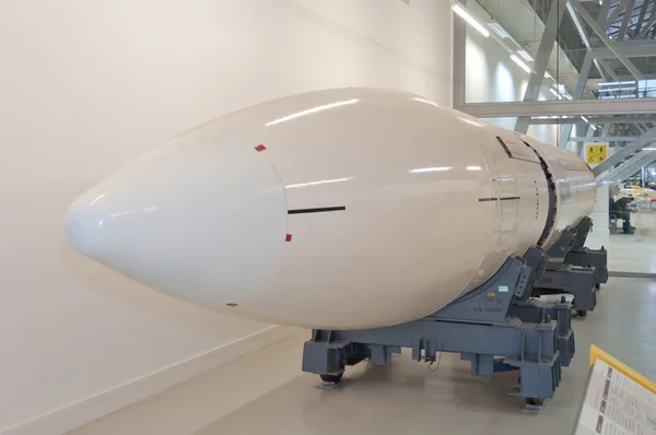 Lockheed Polaris A3 Nuclear Missile, Icel, Duxford, War Museum, England, UK — стоковое фото