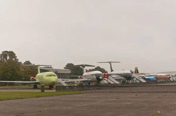 Экспозиция коммерческих самолетов, Авиационное общество Даксфорда, Имперский военный музей . — стоковое фото