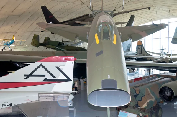 North American F-100D Super Sabre, Duxford, Museo Imperiale della Guerra — Foto Stock