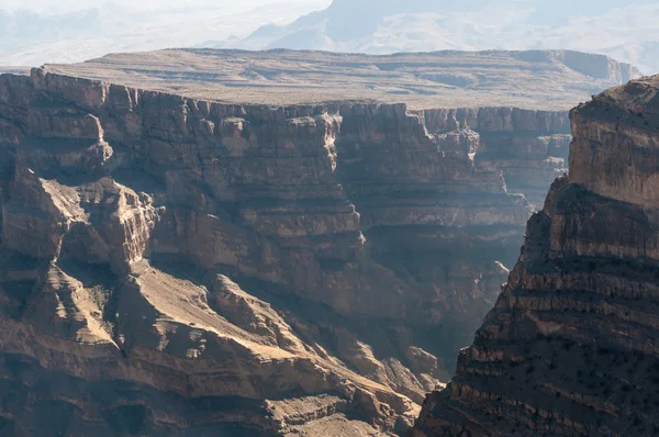 Grand Canyon of Middle-East, Jebel Shams Oman — Stock Photo, Image