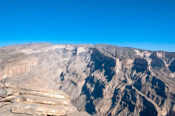 Jebel Shams, Tallest mountain of Middle-East, Oman — Stock Photo, Image
