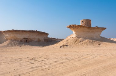 Fort Zekreet çöl, Katar, Ortadoğu'daki