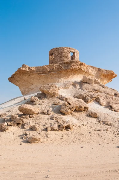 Fort in de woestijn van Zekreet, Qatar, Midden-Oosten — Stockfoto