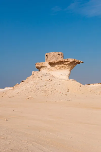 Fuerte en el desierto de Zekreet de Qatar, Oriente Medio —  Fotos de Stock