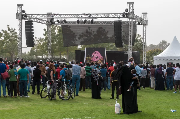 Pintura rápida de Jean Francois, MIA Park, Doha, Qatar — Foto de Stock