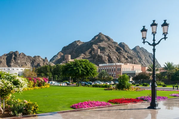 Palácio do Sultão Qaboos bin Disse em Mascate, Omã — Fotografia de Stock