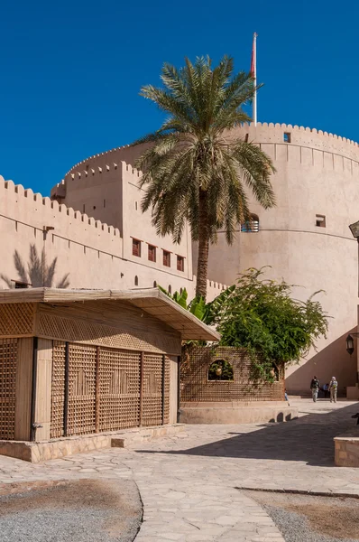 Pátio de Nizwa Fort, Omã — Fotografia de Stock