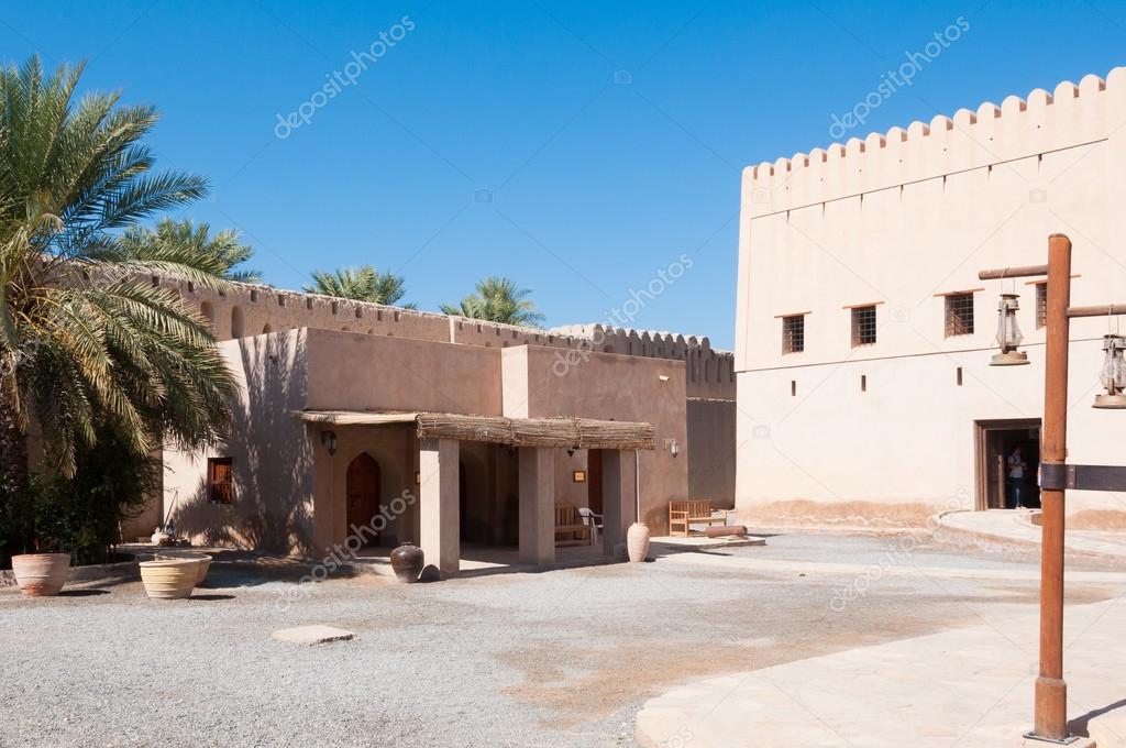 Nizwa Fort soldiers residence close up, Oman