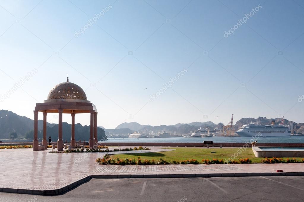 Muscat Corniche, docking site for cruise ships, Capital of Oman