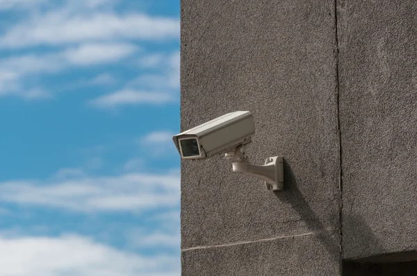 CCTV mounted on the wall — Stock Photo, Image