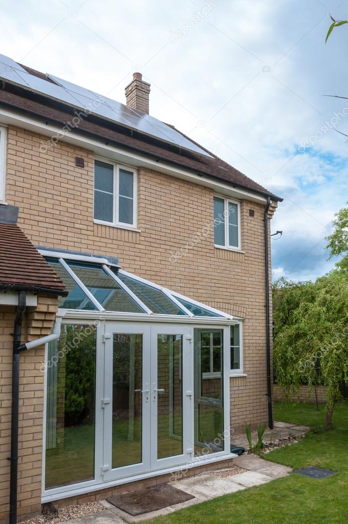 Conservatory (sun room)of a modern house