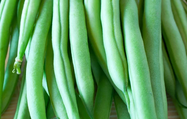 Green beans close up — Stock Photo, Image