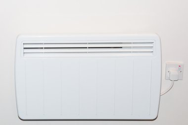 Electric wall heating radiator clipart
