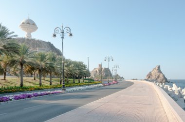 Al Riyam Park in Muscat, Oman clipart