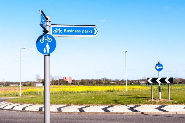 Kierunek dla parków biznesowych w Bury St Edmunds, Anglia — Zdjęcie stockowe