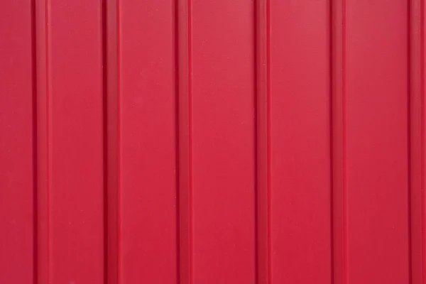Porta Garage dipinta di rosso Foto Stock Royalty Free