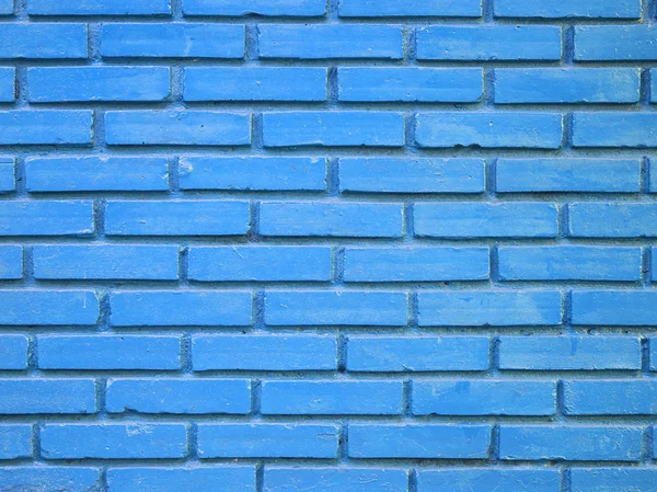 Archivfoto - blauer Backstein Wand Textur Hintergrund — Stockfoto
