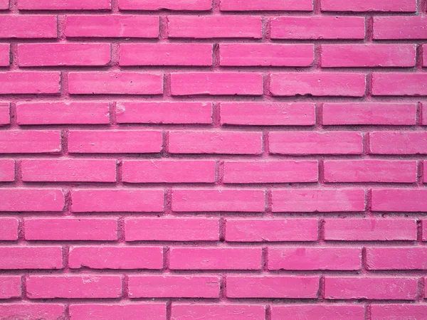 Růžová cihlová zeď textura pozadí — Stock fotografie