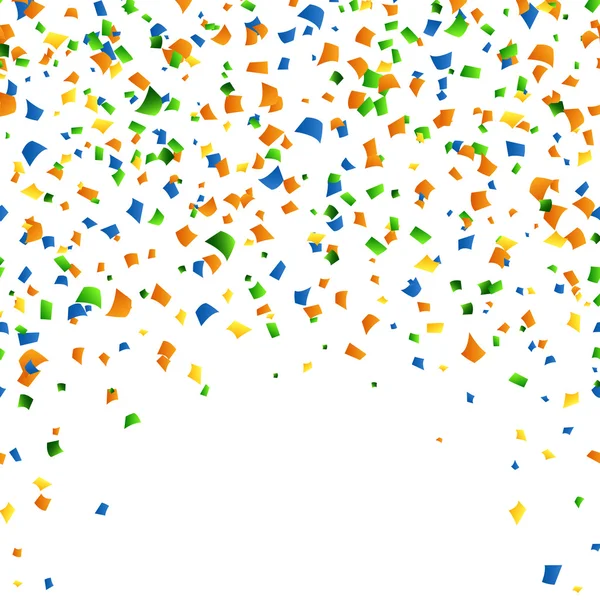 15 augustus - Onafhankelijkheidsdag viering confetti achtergrond. vector illusctration — Stockvector