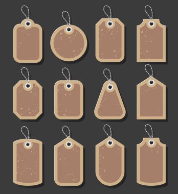 Vintage tarzı Satılık Etiketler tasarım. vektör çizim