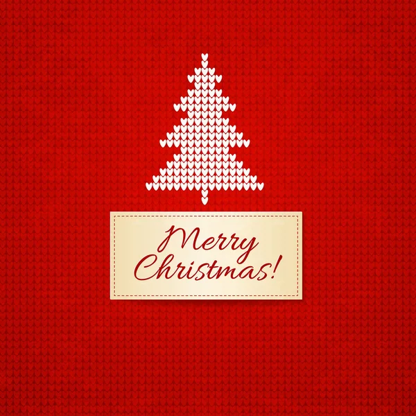 Christmas knitting background with heart Stock Vector by ©teirin-toys