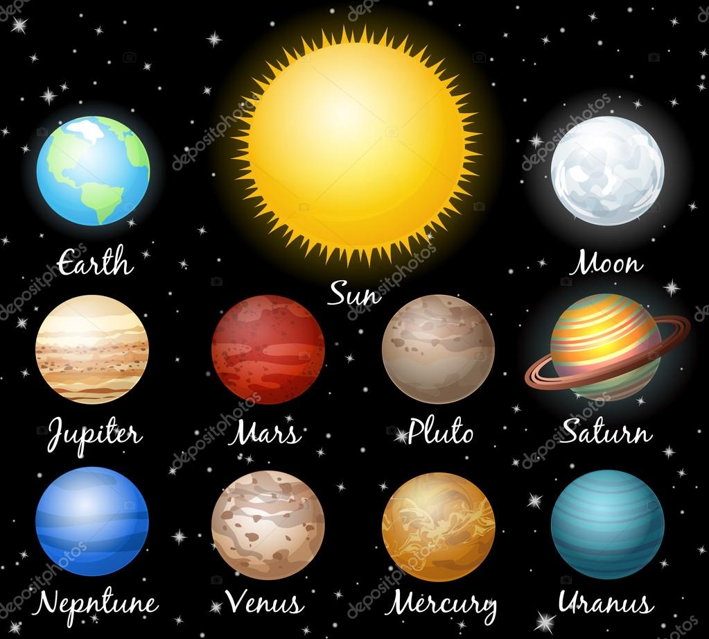 space planets toys