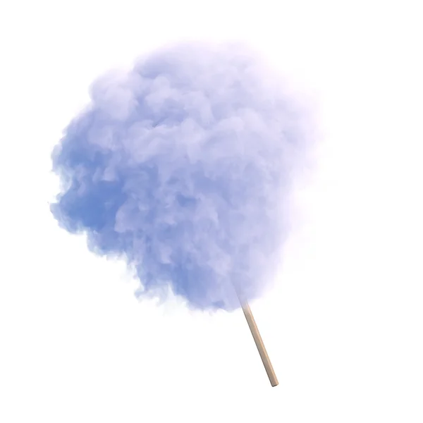 Zuckerwatte isoliert — Stockfoto