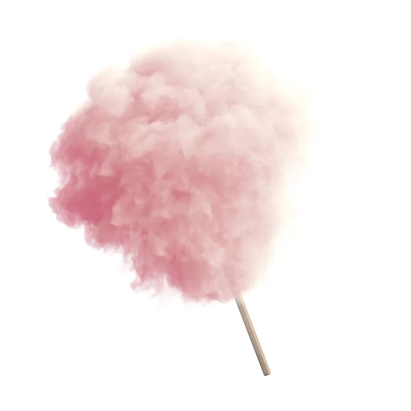 Cotton candy isolated — Stock Photo, Image