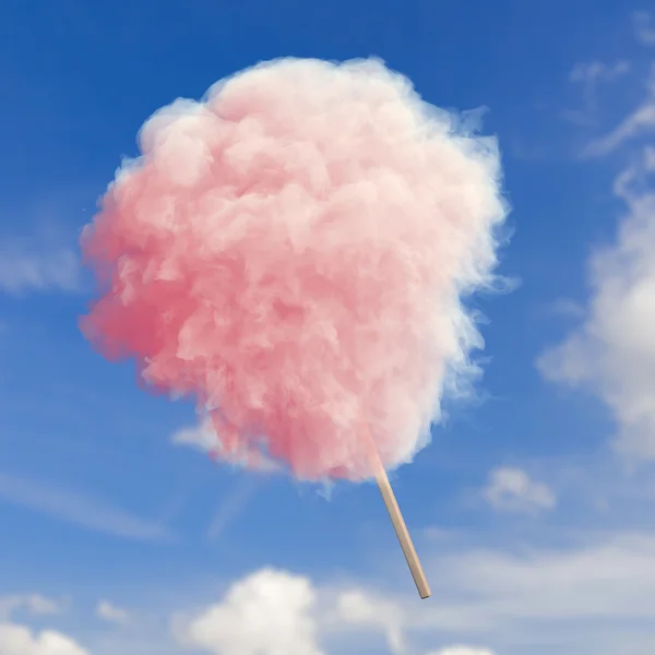 Zuckerwatte — Stockfoto