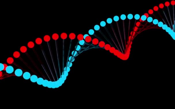 DNA strand — Stockvideo