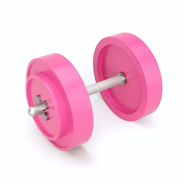 Dumbbell beyaz arkaplanda izole edildi