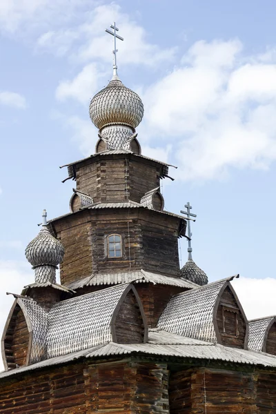 stock image Wooden Church of Transfiguration in Suzdal, Russia