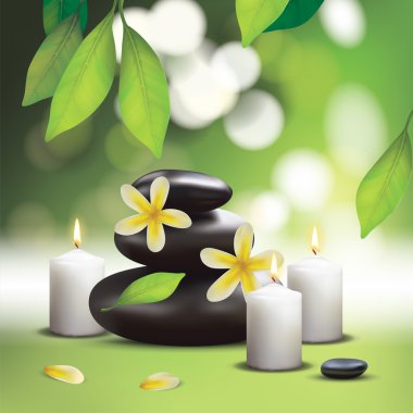 Taşlı spa bileşimi