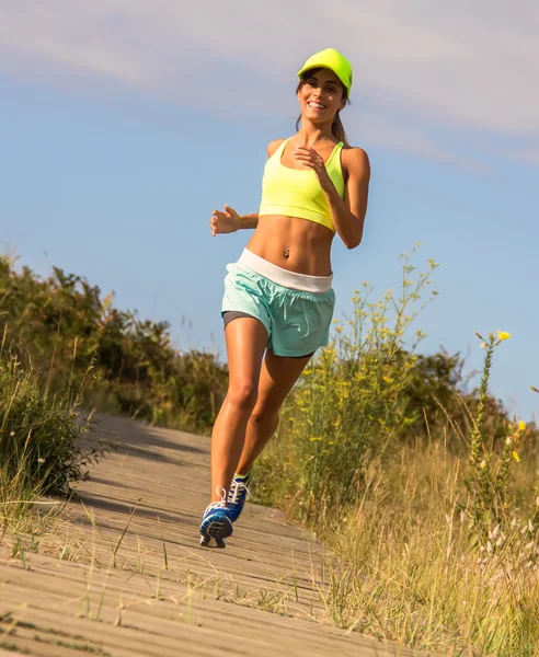 Runner donna — Foto Stock