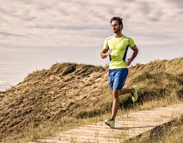 Runner man — Stockfoto