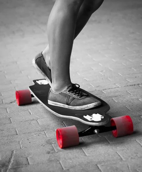 Skateboarderin — Stockfoto