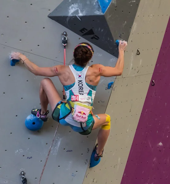 Campeonato del Mundo de Escalada — Foto de Stock