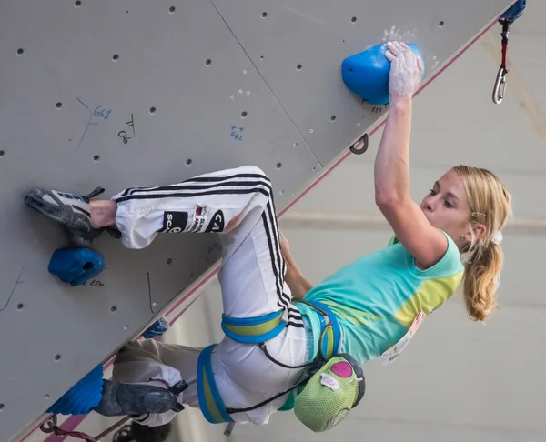 Campeonato Mundial de Escalada — Fotografia de Stock