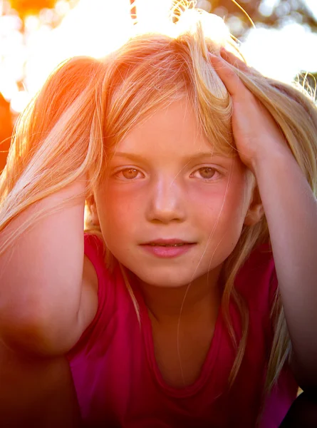 Menina. — Fotografia de Stock