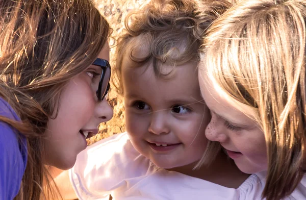 Kleine zusters — Stockfoto