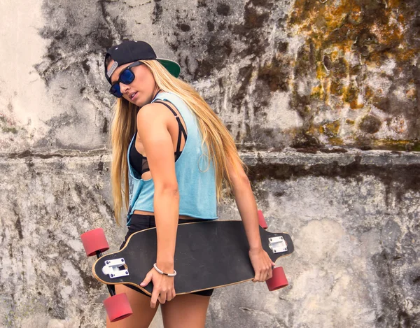 Skater girl — Zdjęcie stockowe