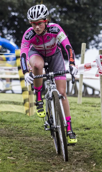 Cyclocross concurrentie 2015 — Stockfoto