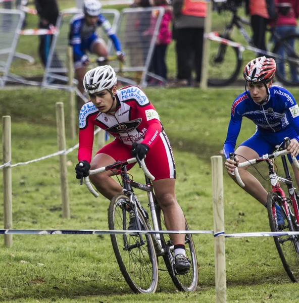 Cyklokros konkurence 2015 — Stock fotografie